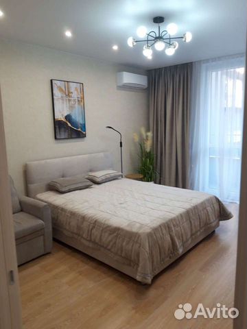 

1-к. квартира, 45 м², 3 кровати