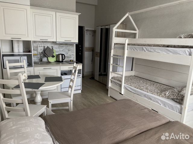 

Квартира-студия, 25 м², 3 кровати