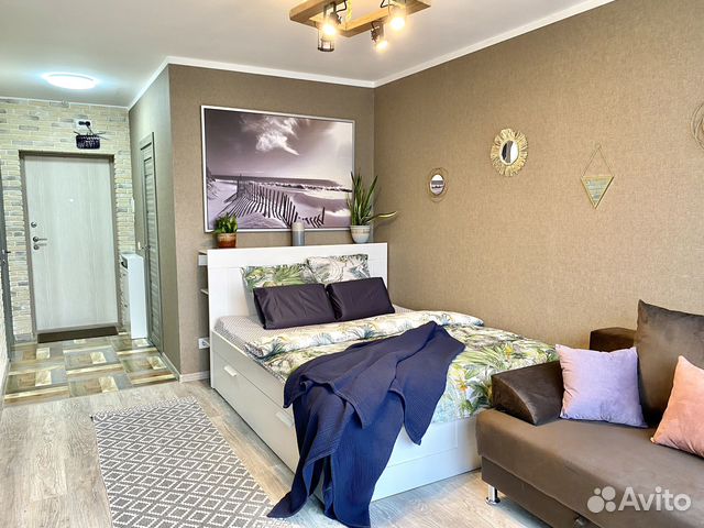 

Квартира-студия, 40 м², 2 кровати