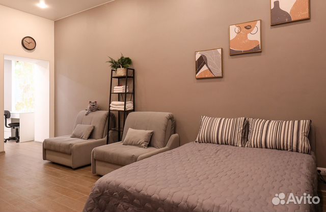

Квартира-студия, 29 м², 4 кровати