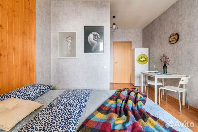 

Квартира-студия, 38 м², 1 кровать