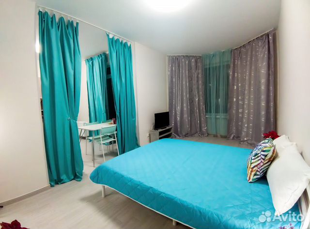 

1-к. квартира, 39 м², 2 кровати