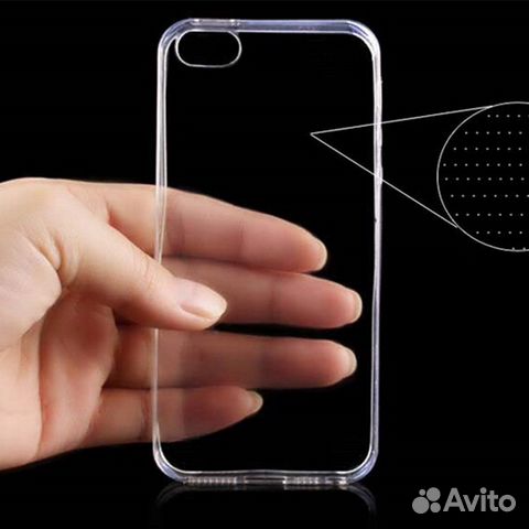 Прозрачный силикон на iPhone 5 / 5c / 5s