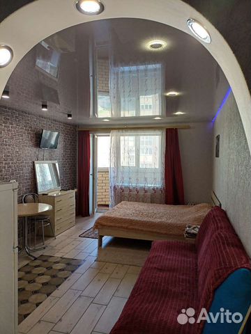 

Квартира-студия, 28 м², 2 кровати
