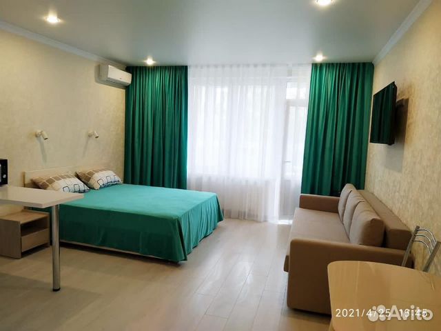 

Квартира-студия, 38 м², 2 кровати