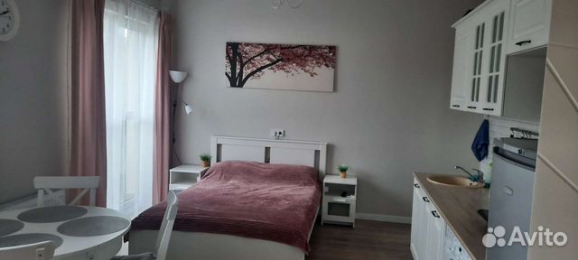 

Квартира-студия, 34 м², 1 кровать