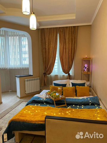 

1-к. квартира, 45 м², 2 кровати