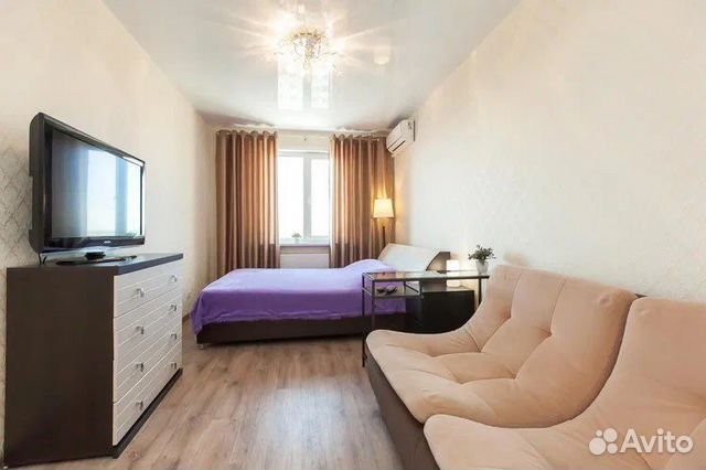 

1-к. квартира, 38 м², 2 кровати