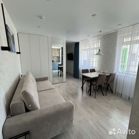 

Квартира-студия, 45 м², 2 кровати