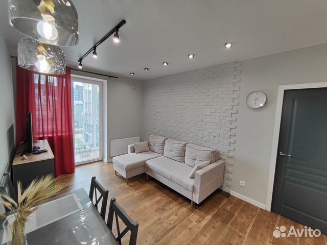 

1-к. квартира, 43 м², 2 кровати