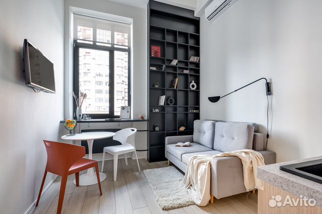 

1-к. квартира, 30 м², 2 кровати