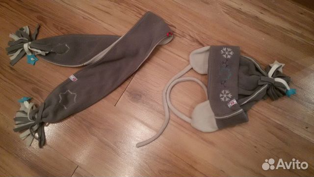 Зимний набор: шапка, варежки, шарф Lodger 1-3 года