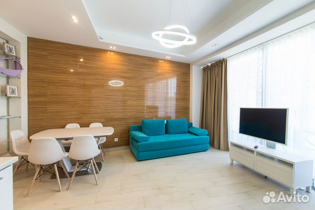 

Квартира-студия, 59 м², 2 кровати