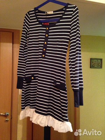 Платье в морском стиле Платье в морском стиле