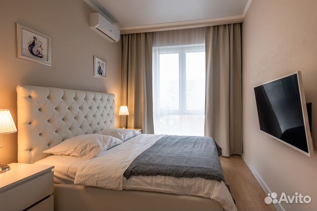 

1-к. квартира, 39 м², 2 кровати
