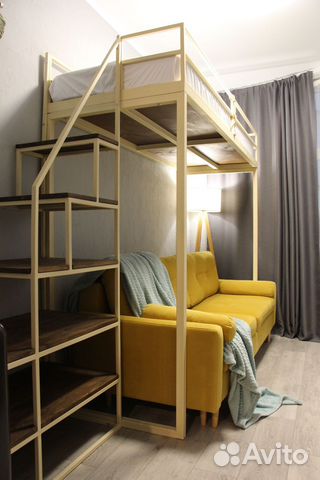 

Квартира-студия, 16 м², 2 кровати