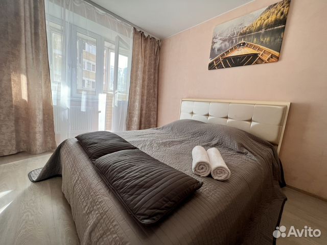 

1-к. квартира, 45 м², 2 кровати