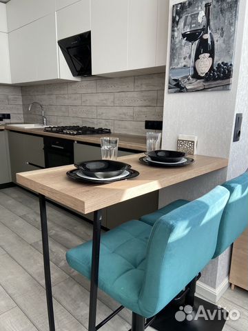 

1-к. квартира, 40 м², 2 кровати