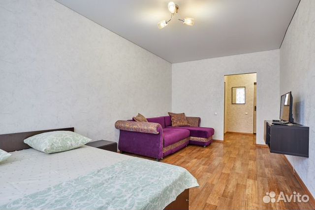 

1-к. квартира, 46 м², 2 кровати