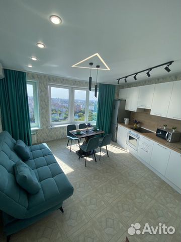 

1-к. квартира, 44 м², 3 кровати