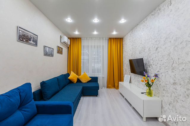 

1-к. квартира, 40 м², 2 кровати