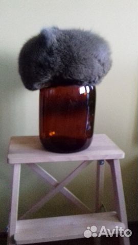 Шапка зимняя, натуральный мех(песец)