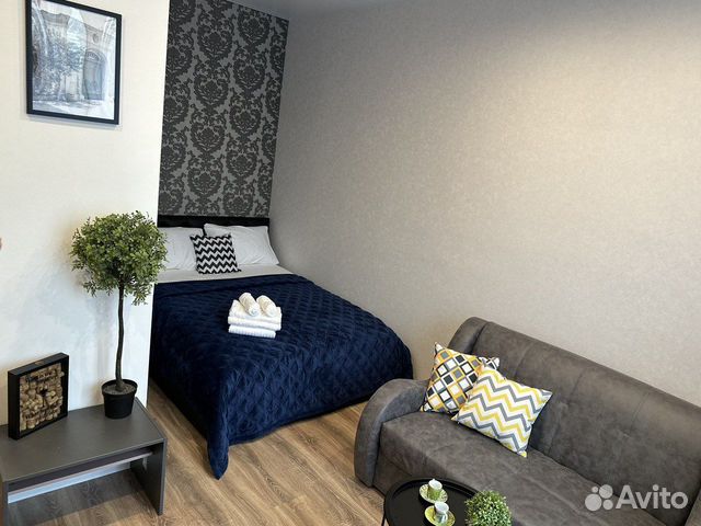

Квартира-студия, 24 м², 2 кровати