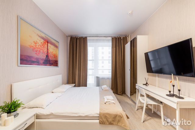 

Квартира-студия в апарт-отеле, 26 м², 1 кровать