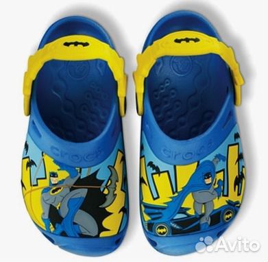 Сабо сандалии сланцы Batman Crocs 23 - 24 р Сабо сандалии сланцы Batman Crocs 23 - 24 р