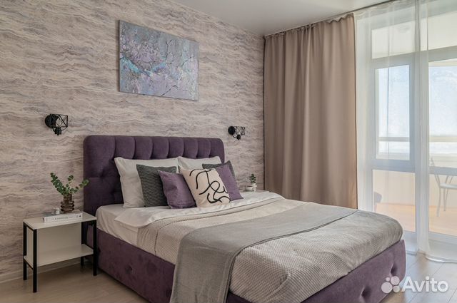 

1-к. квартира, 44 м², 2 кровати