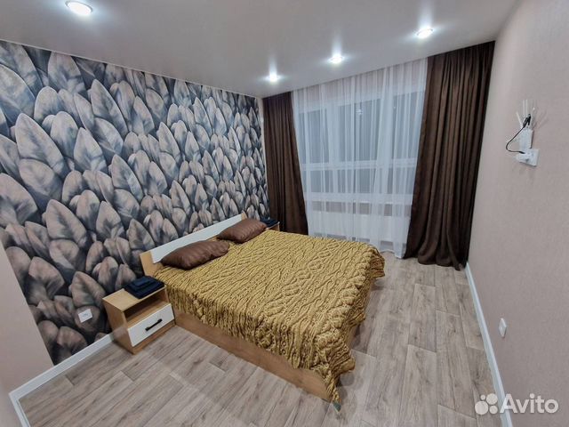 

1-к. квартира, 44 м², 2 кровати