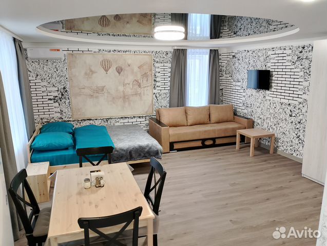 

Квартира-студия, 35 м², 2 кровати
