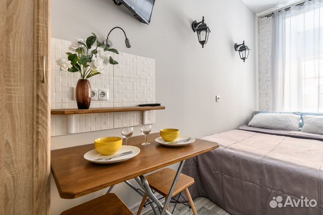 

Квартира-студия, 20 м², 2 кровати