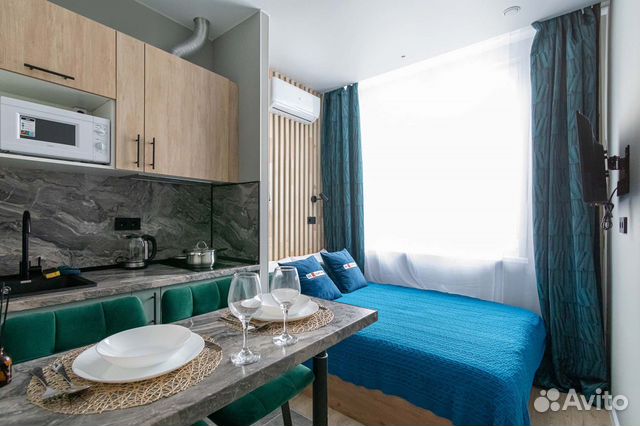 

Квартира-студия, 15 м², 1 кровать
