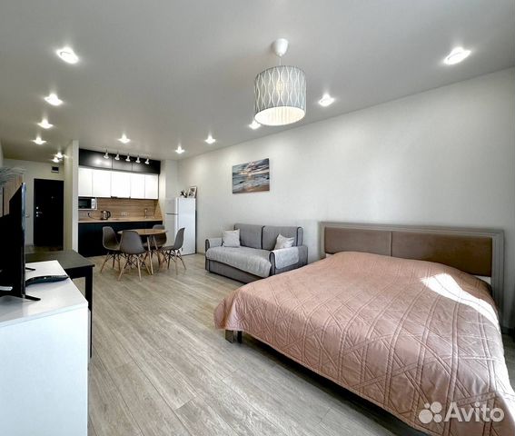 

Квартира-студия, 37 м², 2 кровати