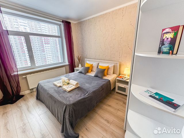 

1-к. квартира, 41 м², 2 кровати