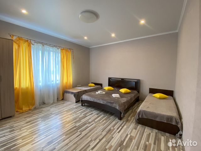 

1-к. квартира, 55 м², 3 кровати