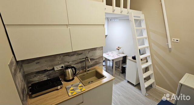 

1-к. квартира, 12 м², 2 кровати