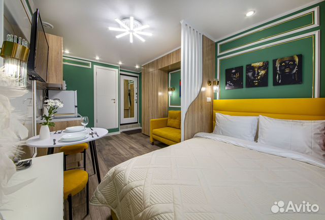 

Квартира-студия, 21 м², 2 кровати