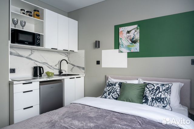 

Квартира-студия, 17 м², 1 кровать