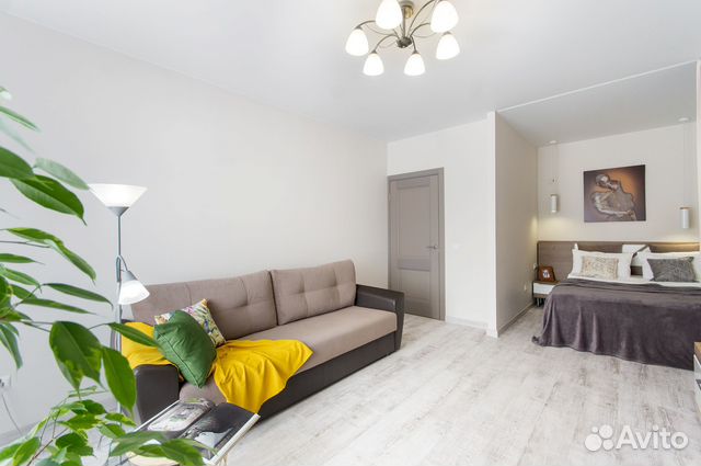 

1-к. квартира, 42 м², 2 кровати