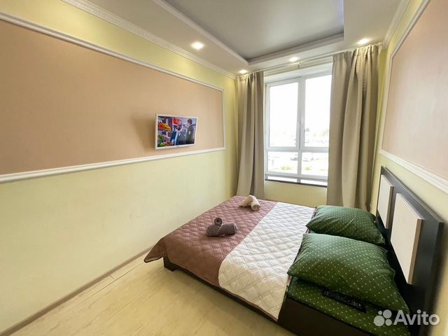 

1-к. квартира, 38 м², 2 кровати