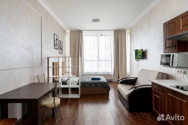 

Квартира-студия, 32 м², 2 кровати