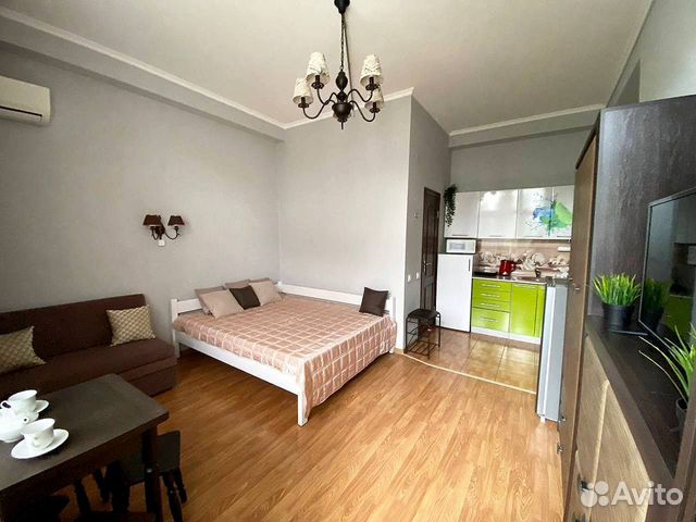 

Квартира-студия, 28 м², 2 кровати