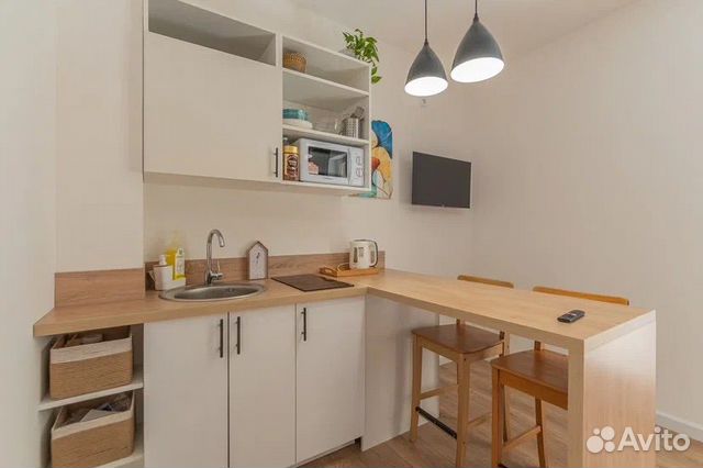 

Квартира-студия, 25 м², 2 кровати