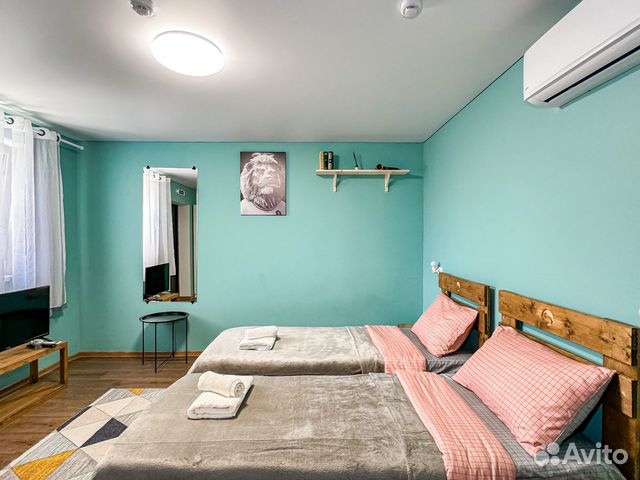 

Квартира-студия, 20 м², 2 кровати