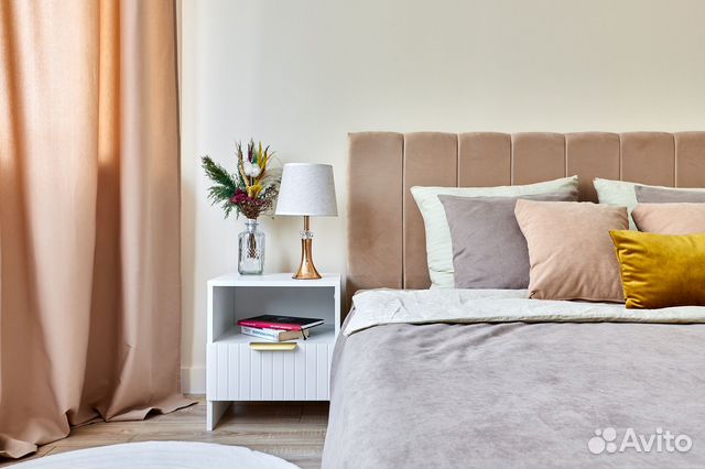 

1-к. квартира, 39 м², 2 кровати