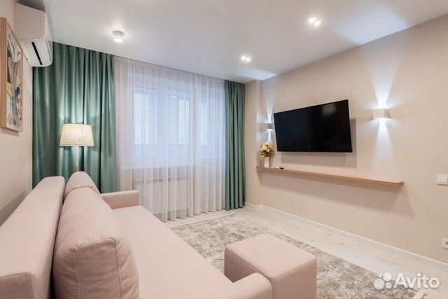 

1-к. квартира, 40 м², 2 кровати