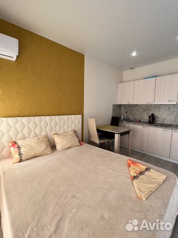 

Квартира-студия, 27 м², 2 кровати