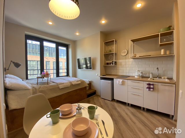 

Квартира-студия в апарт-отеле, 18 м², 1 кровать